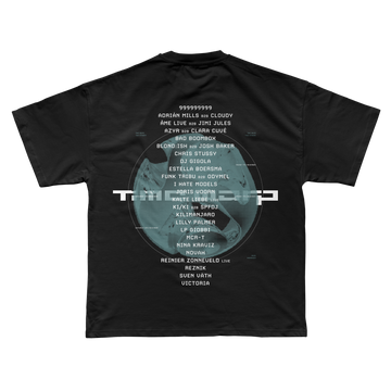 Time Warp Autumn 2025 Lineup Tee Black